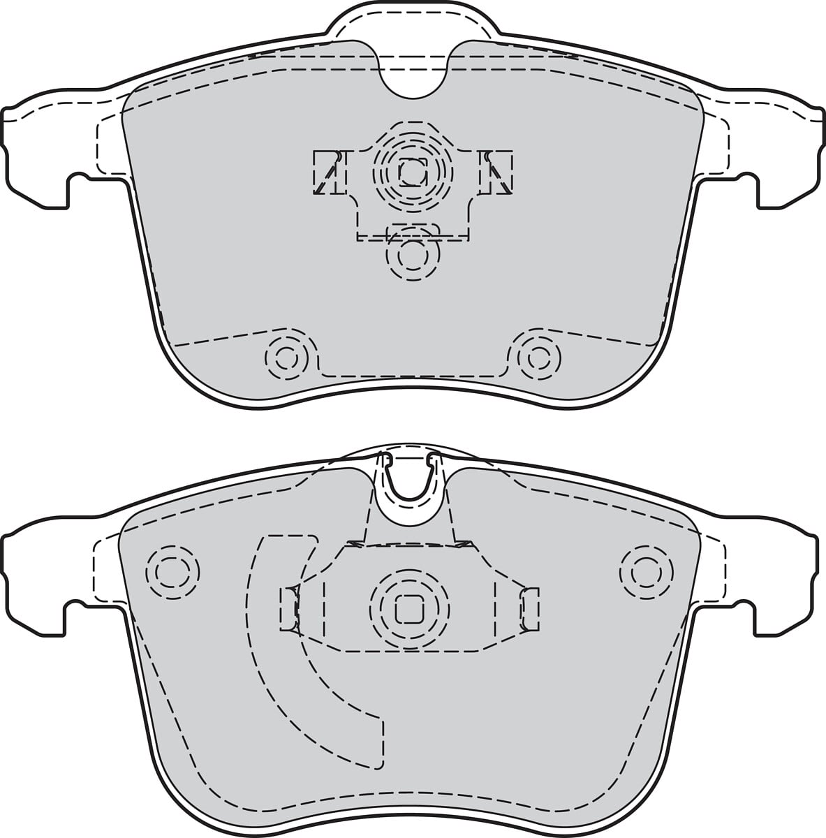 Jeu de 4 plaquettes de frein VALEO ref. 302064